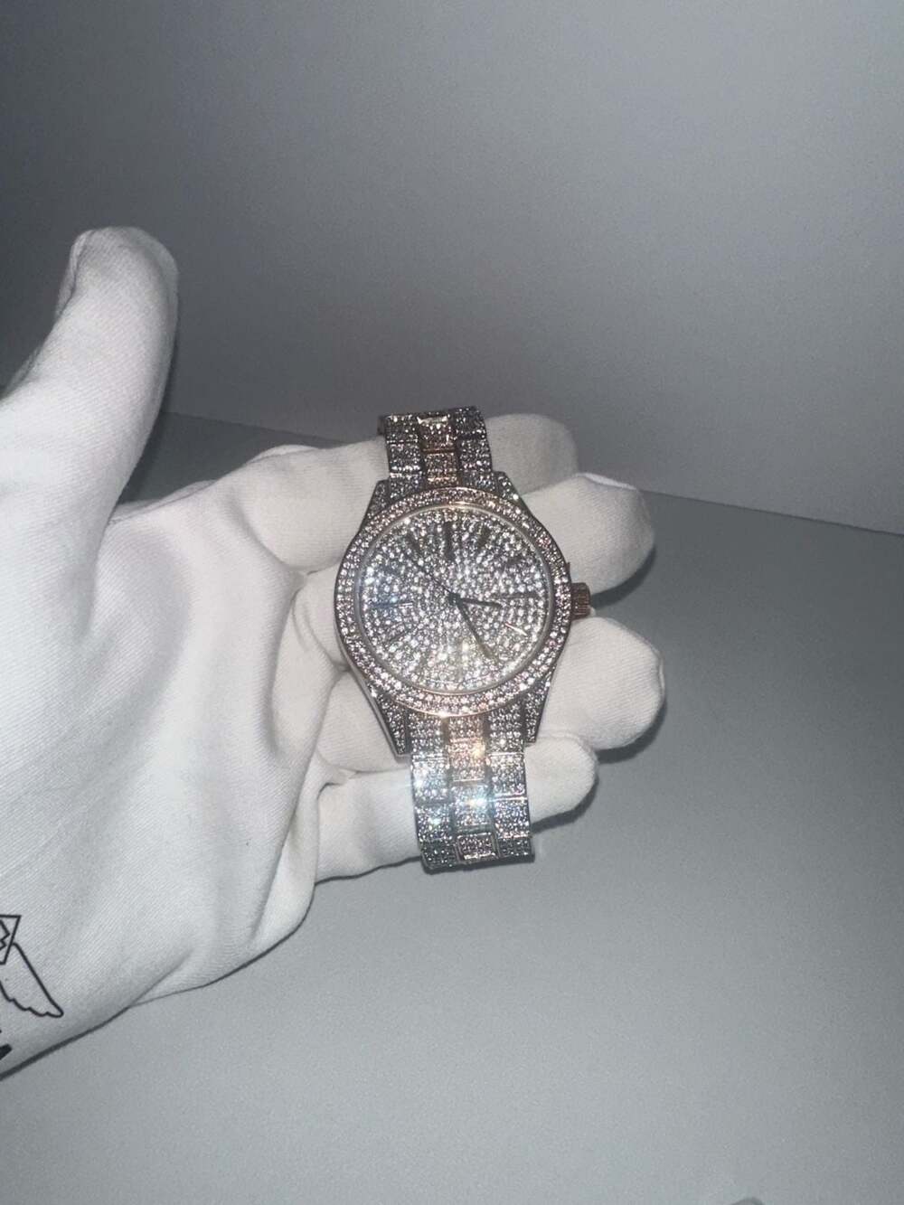 Techno Pave Iced Out Watch